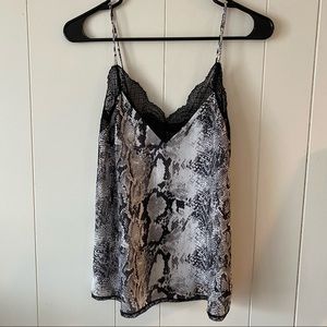 Stradivarius Snake print camisole top